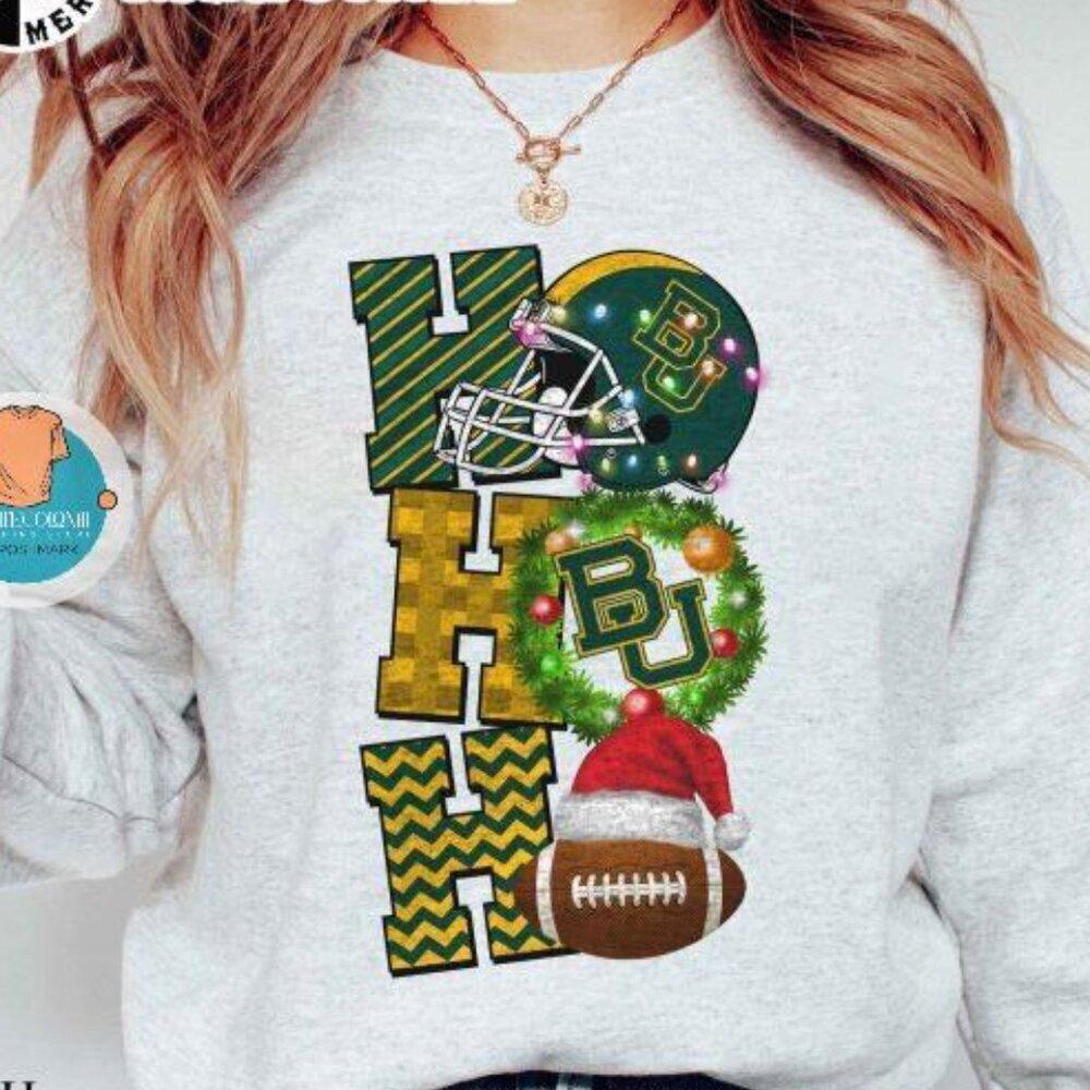 Baylor Bears Football Retro Game Day Christmas Fan Sweatshirt